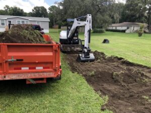 Excavation / grading, retention ponds & drainage swales in West Central Florida